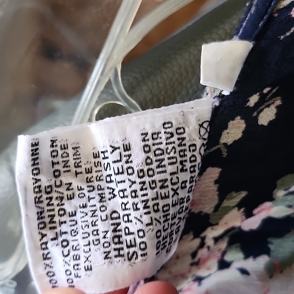 Papillon floral crinkle dress vintage from the 90s - Picture 14 of 14